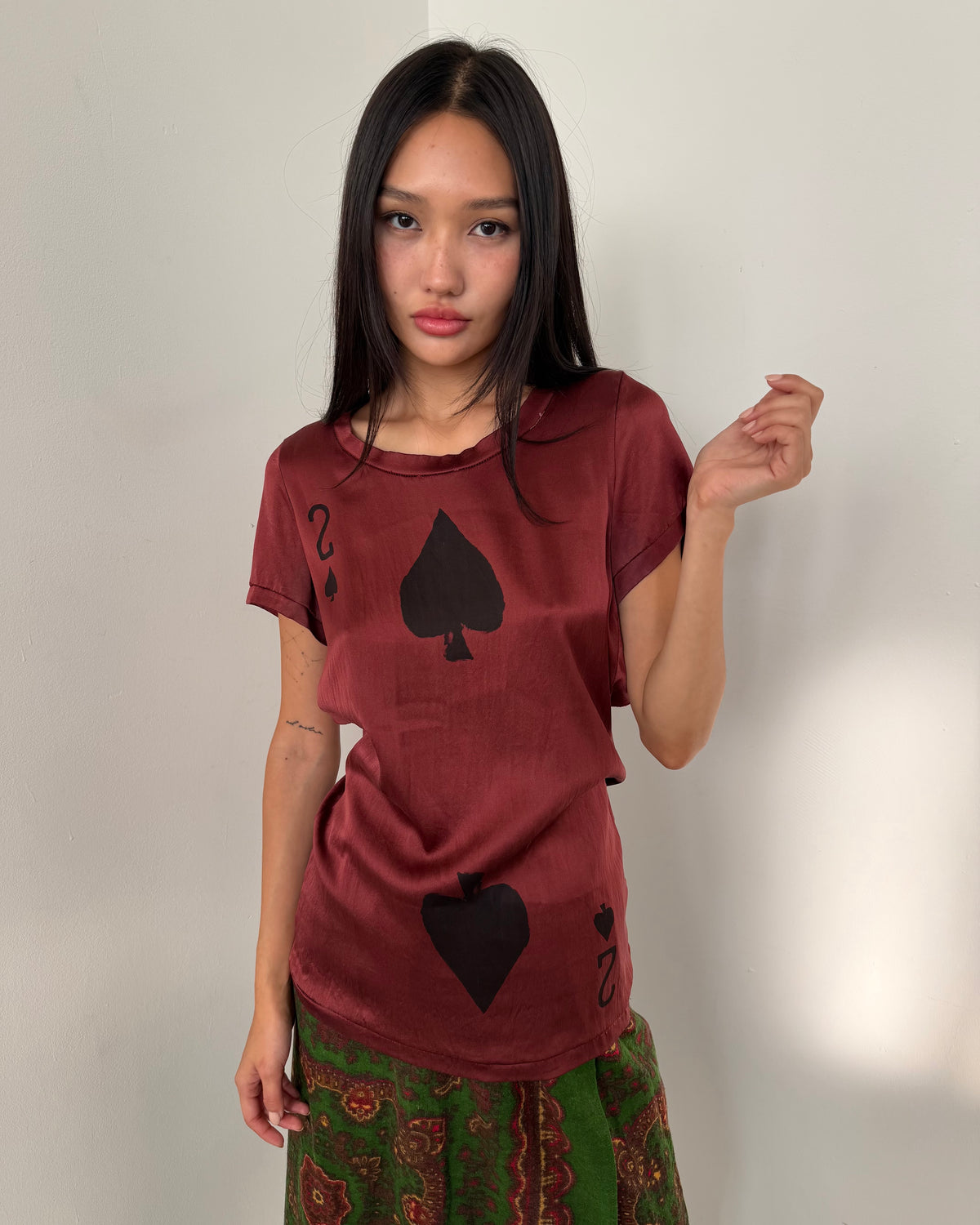 silk top