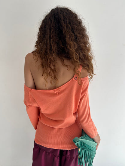 off the shoulder knit