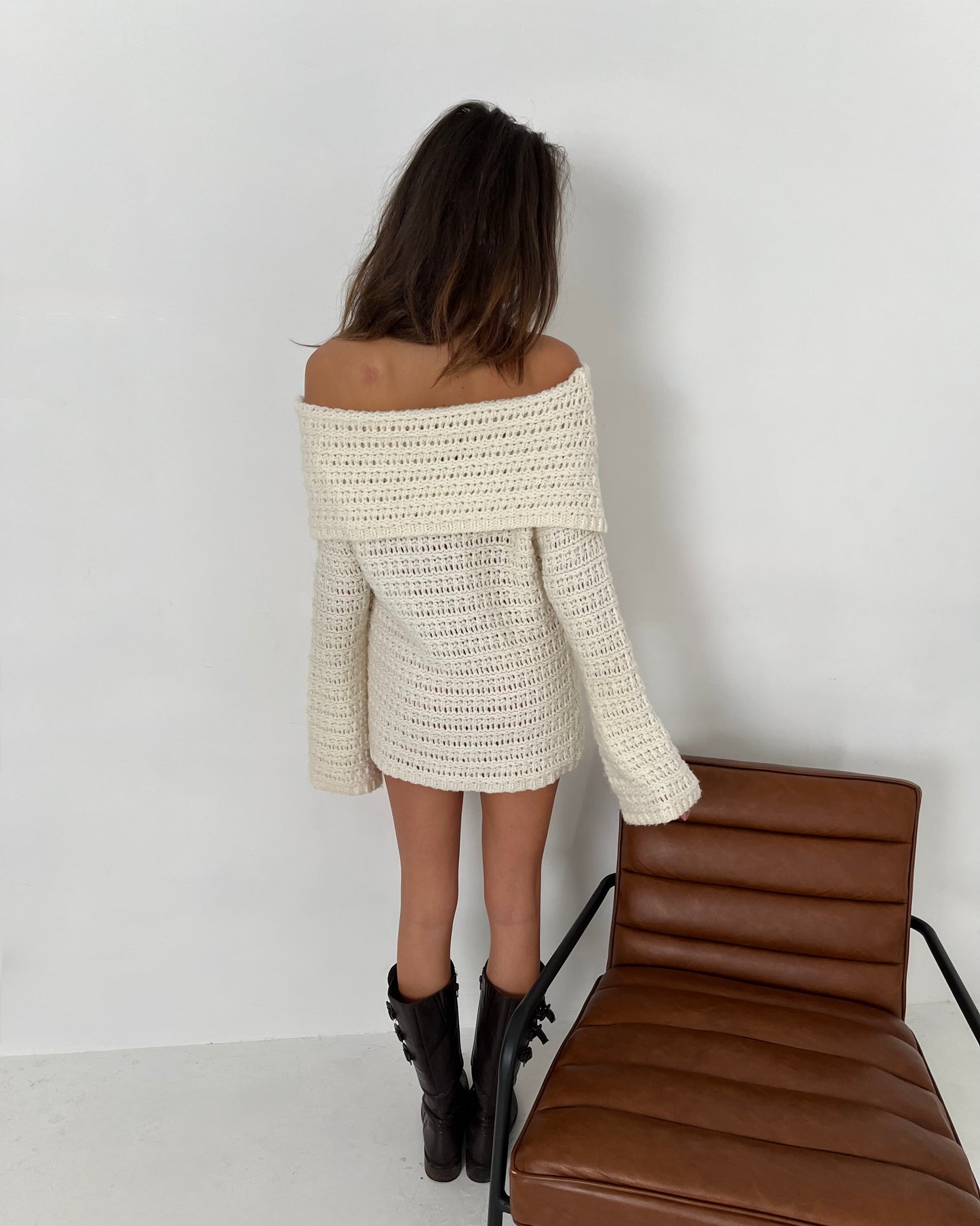 knit dress, M