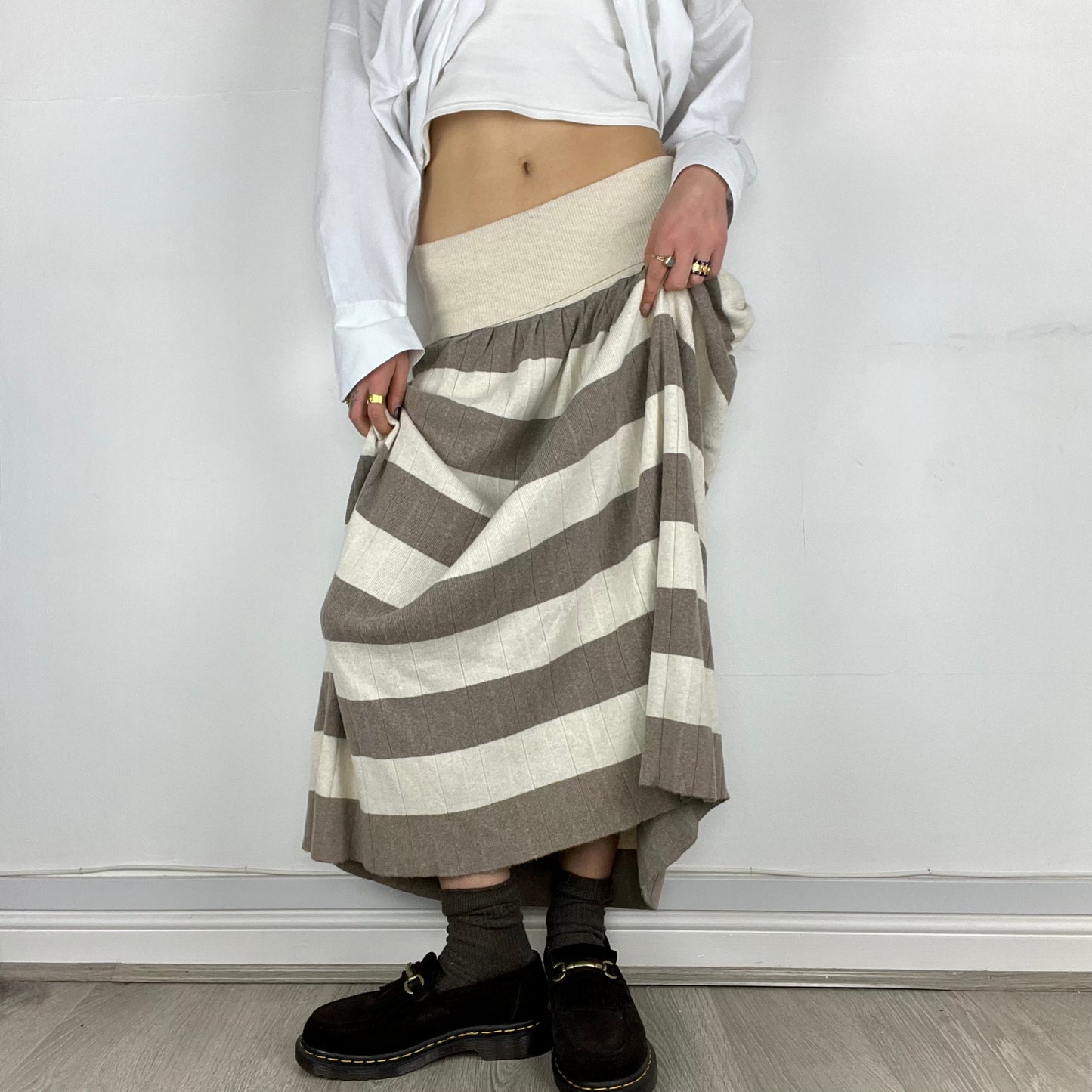 striped skirt, S-M