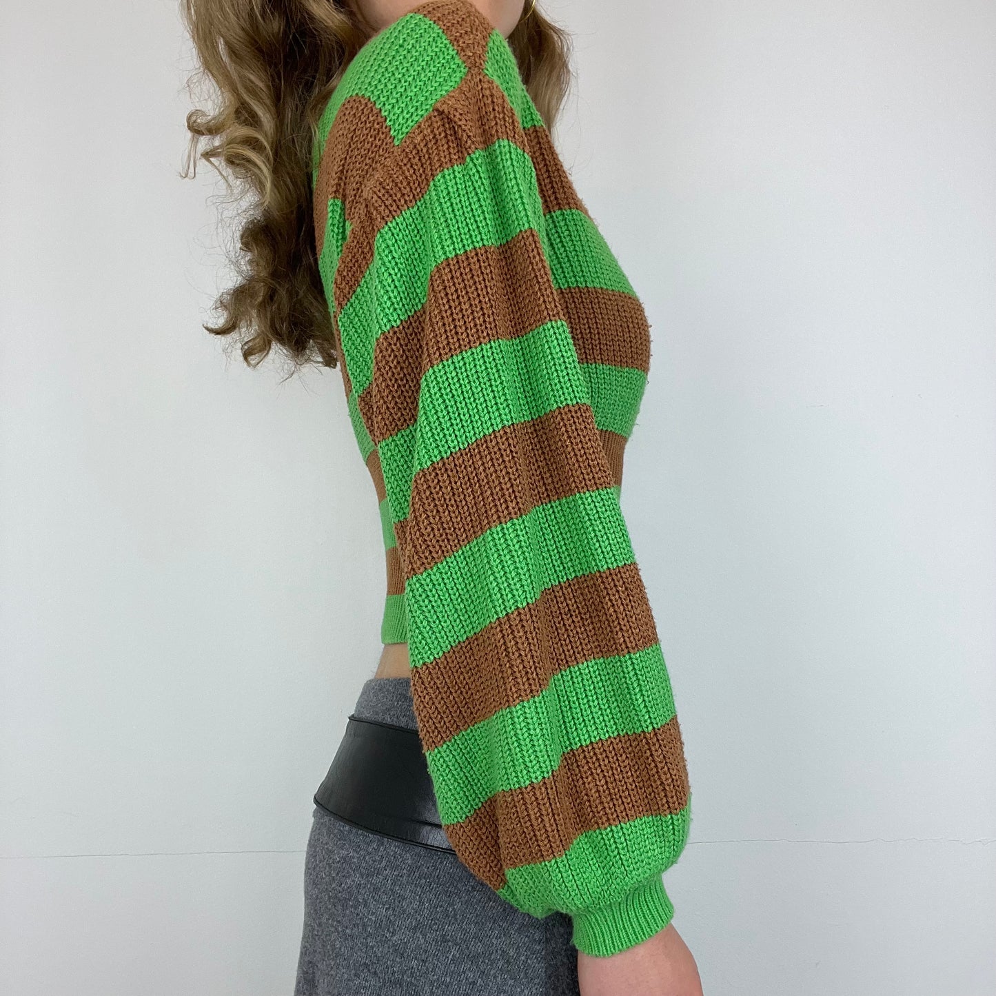 striped jumper, S