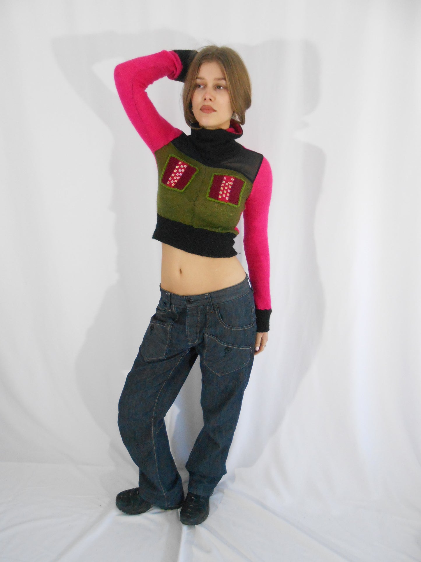 mohair top, S