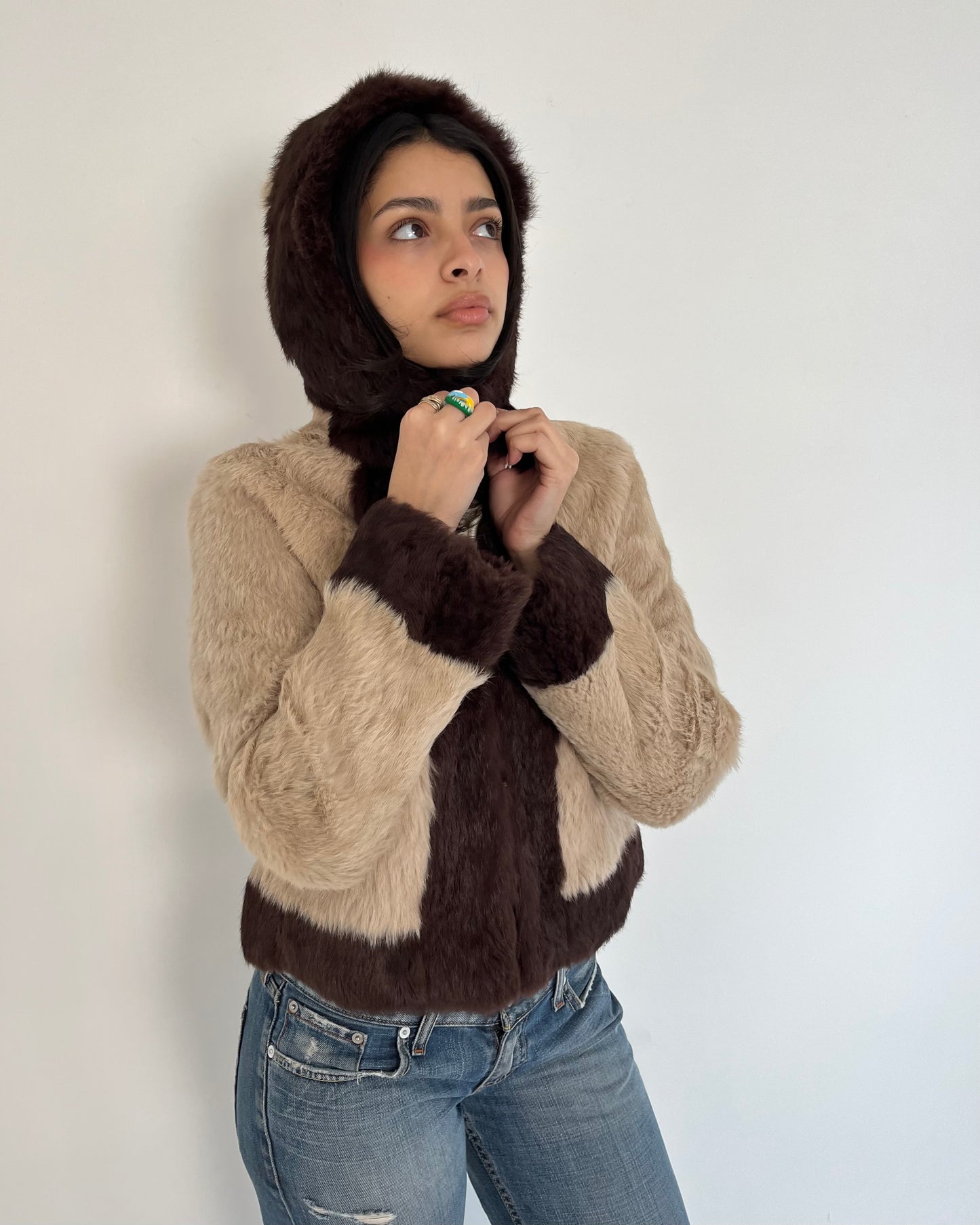 fur jacket, S