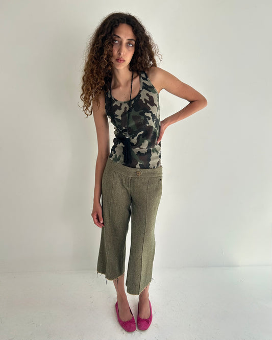 cropped trousers