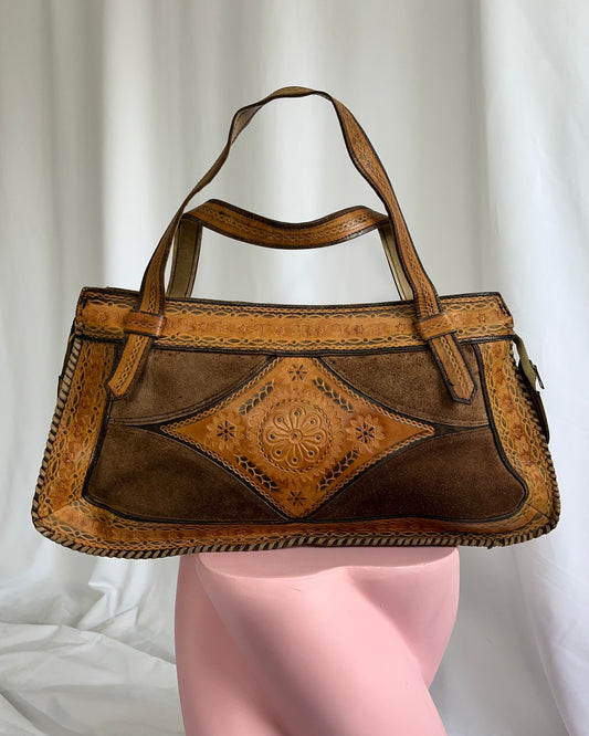 70s leather bag