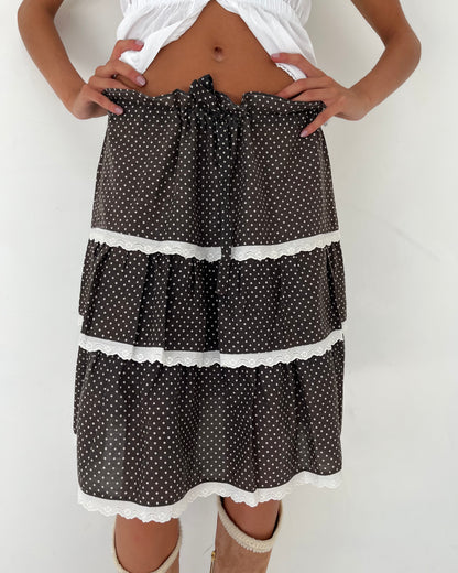 polka dot skirt, S-L