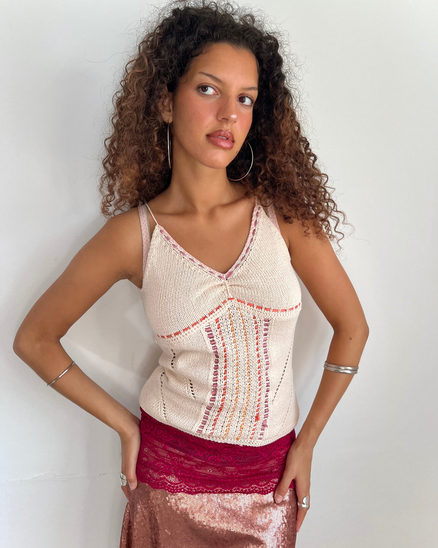 knit cami, S