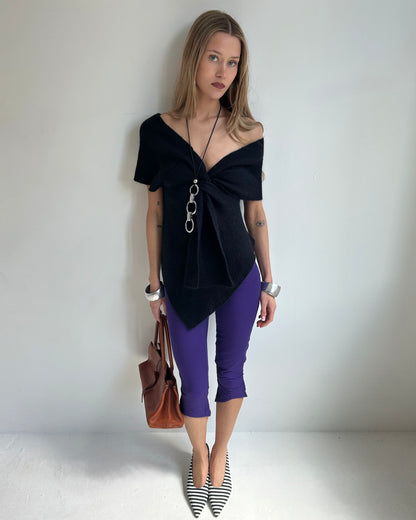 asymmetrical knit
