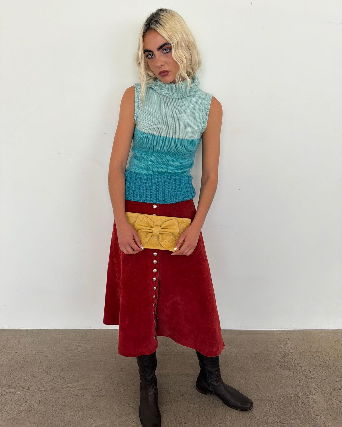 leather clutch