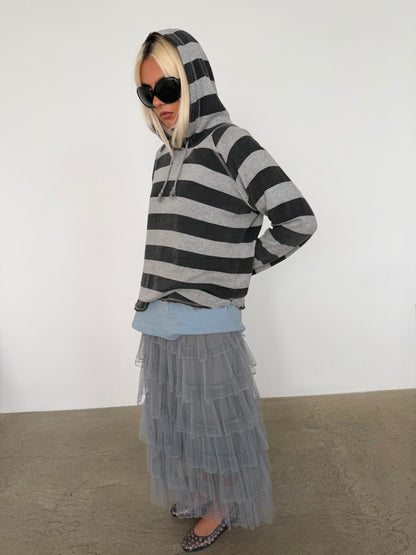 striped hoodie