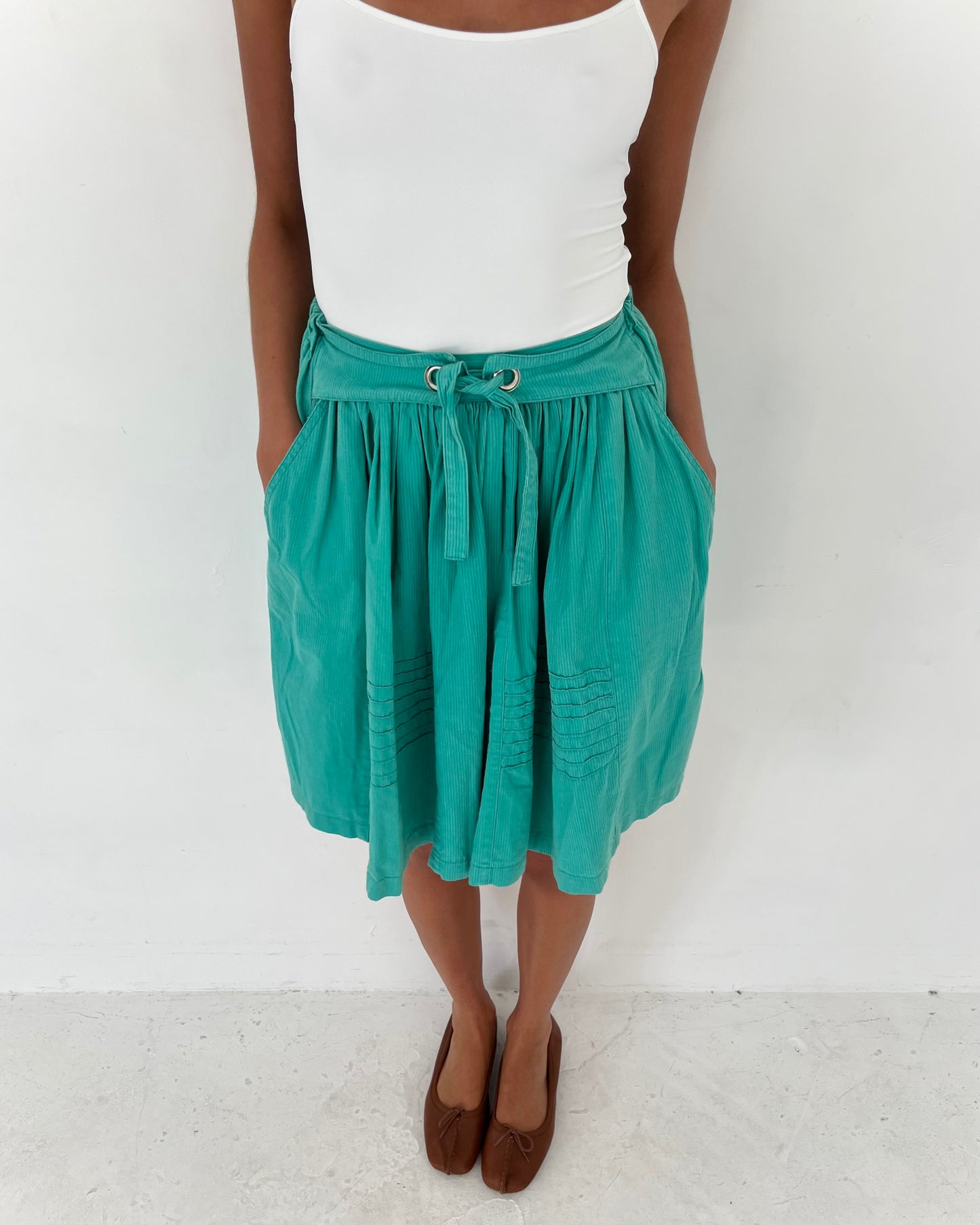 pinstriped skirt, XS