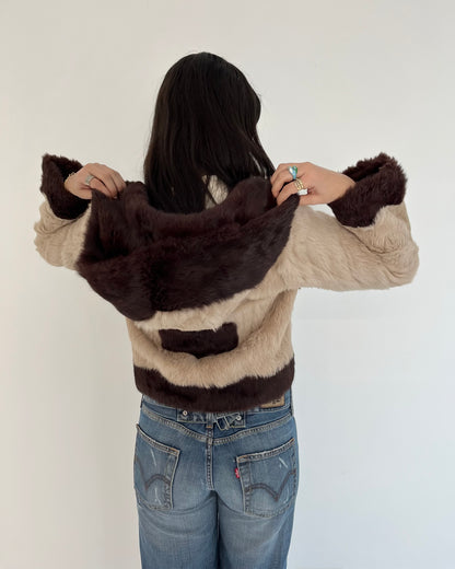 fur jacket, S