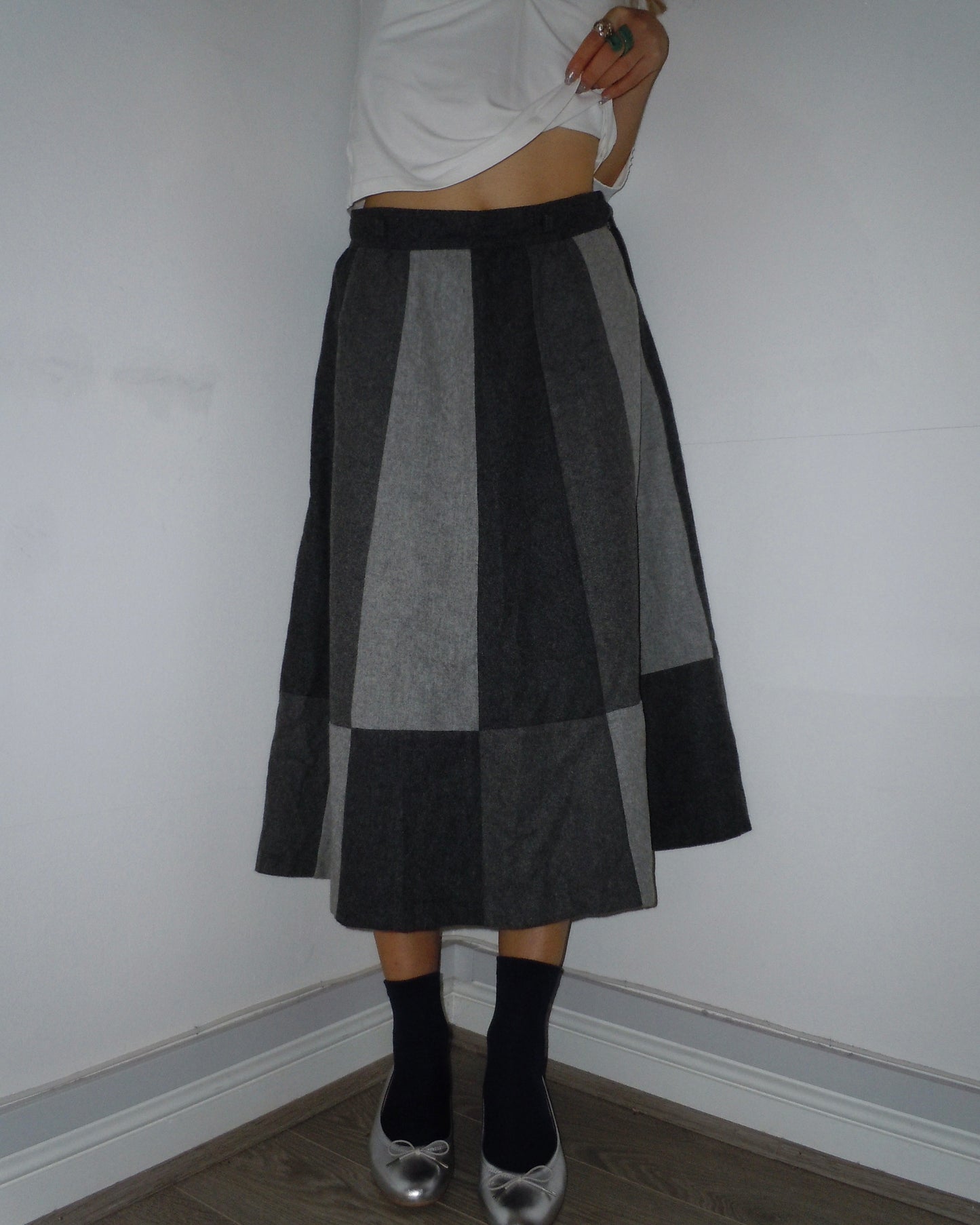 wool skirt, S