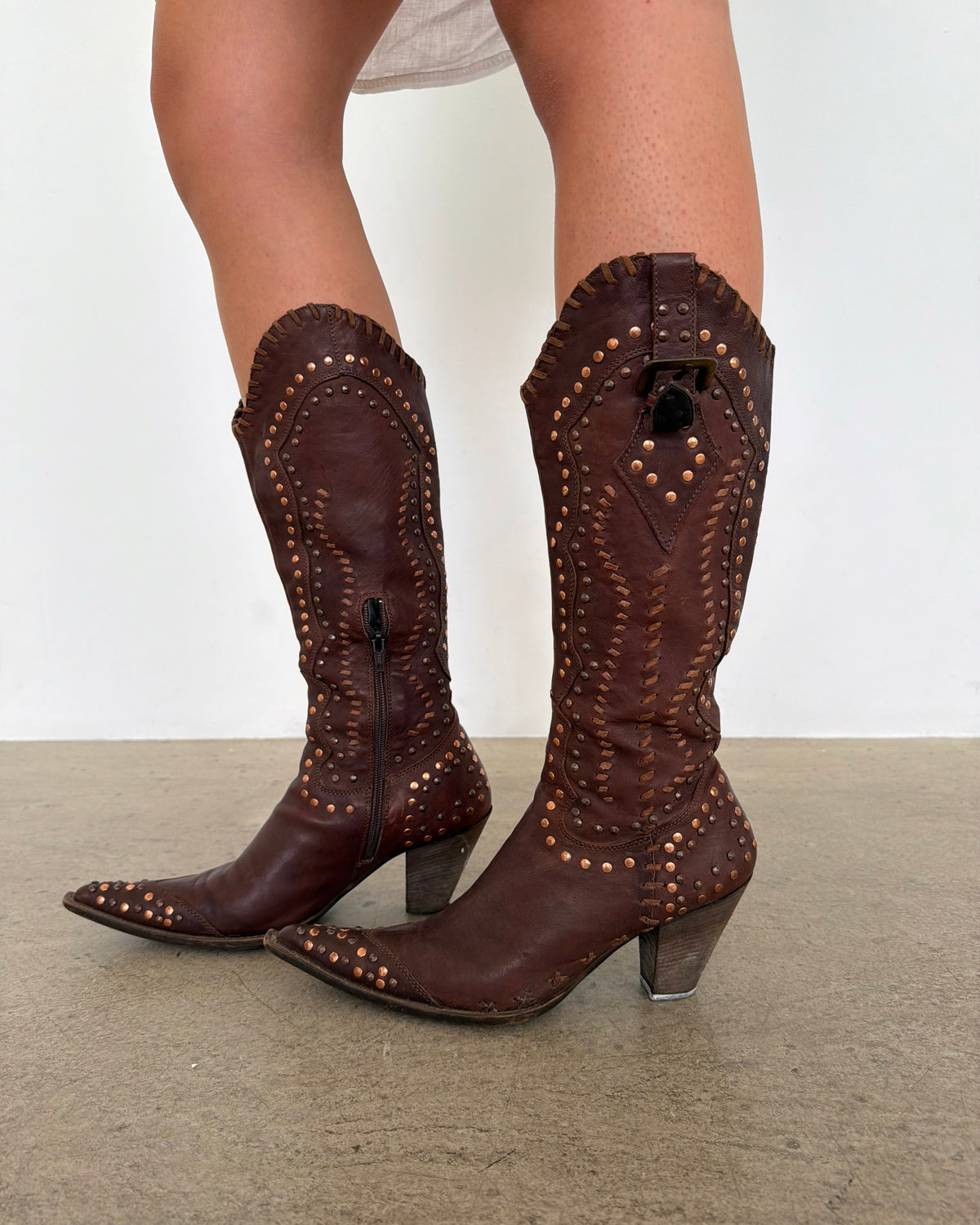 leather boots