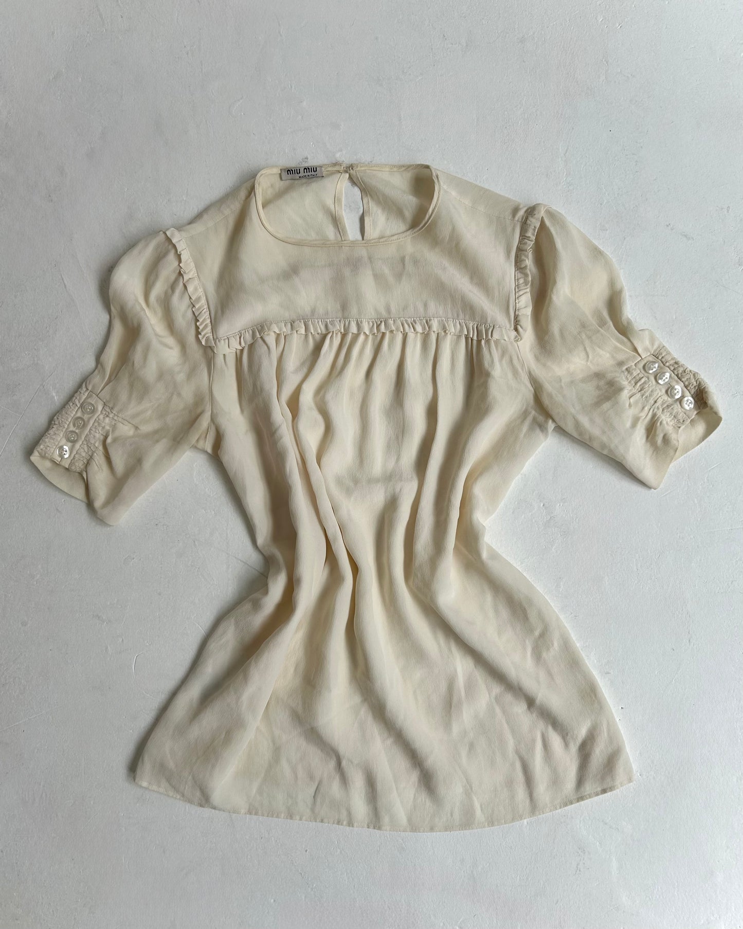 Miu Miu silk top