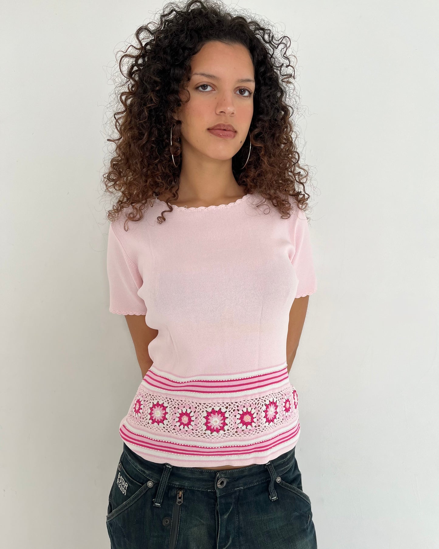 crochet knit, S