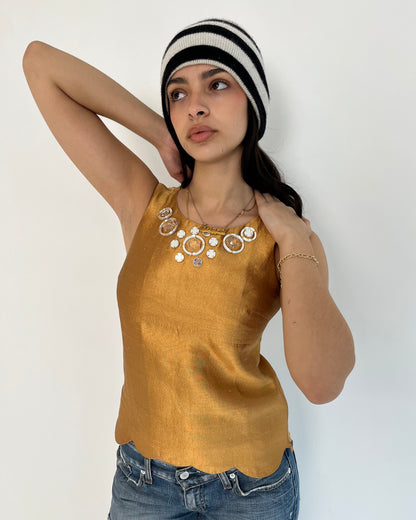 Miu Miu silk top, S