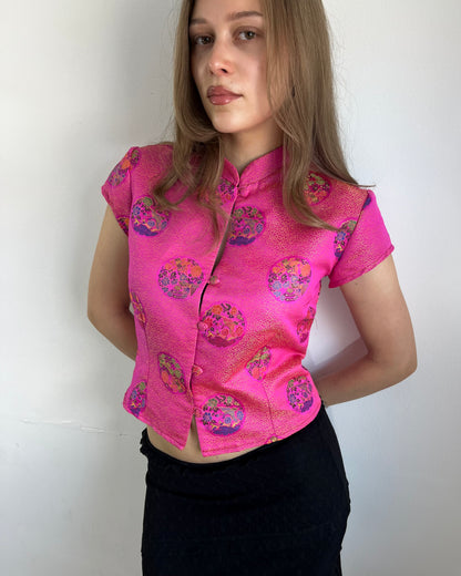 embroidered top, S/M