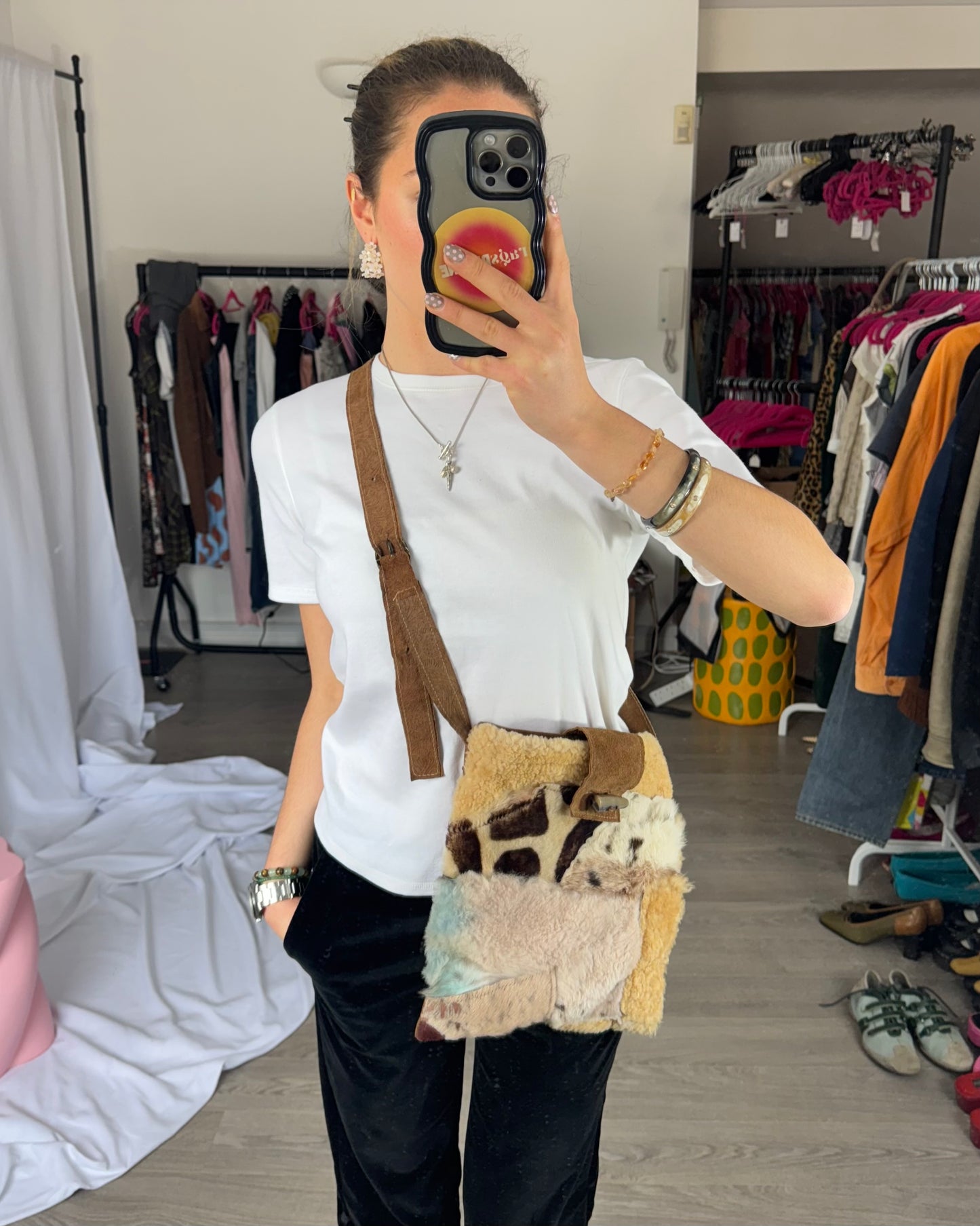 patchwork crossbody bag