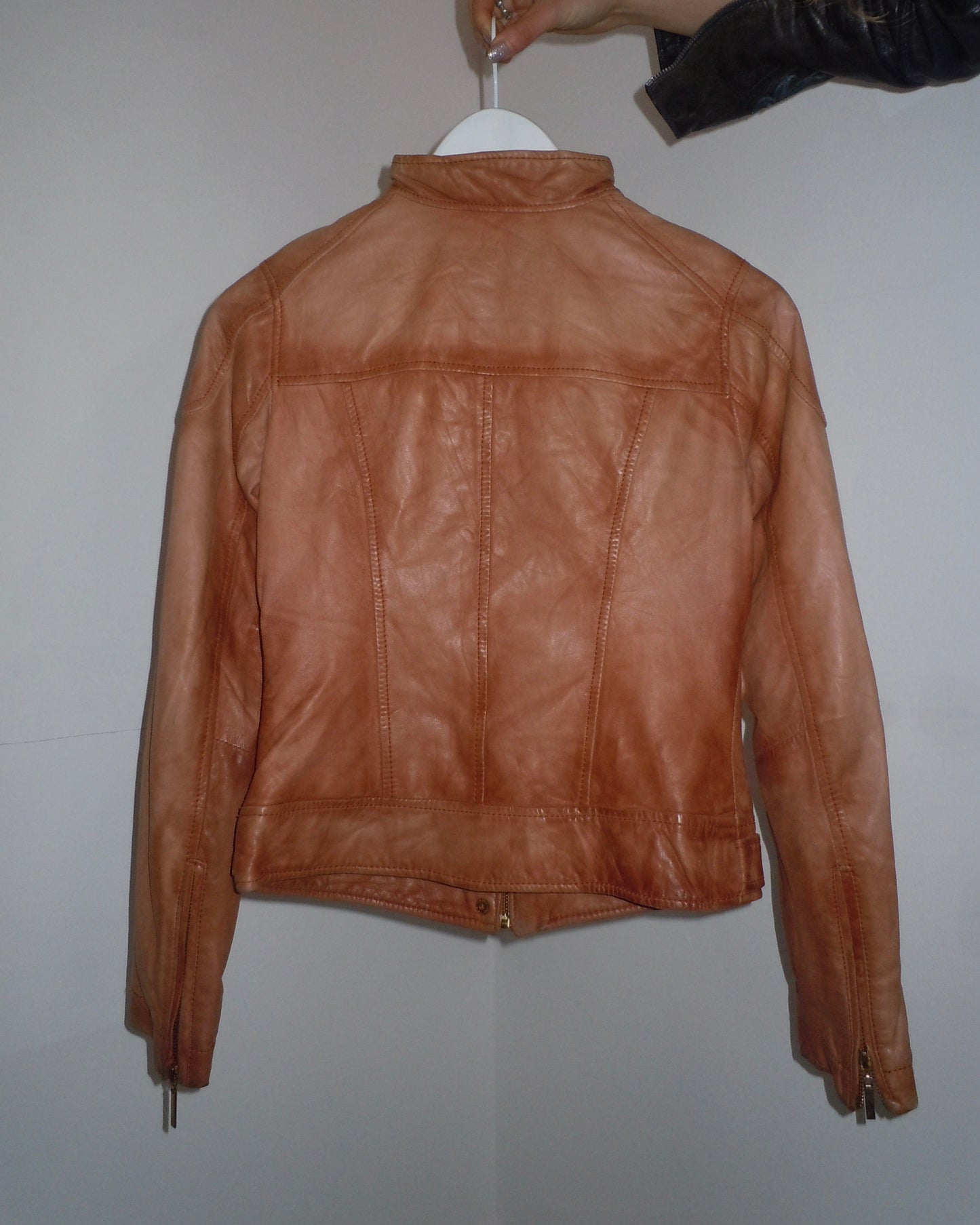 leather jacket, S