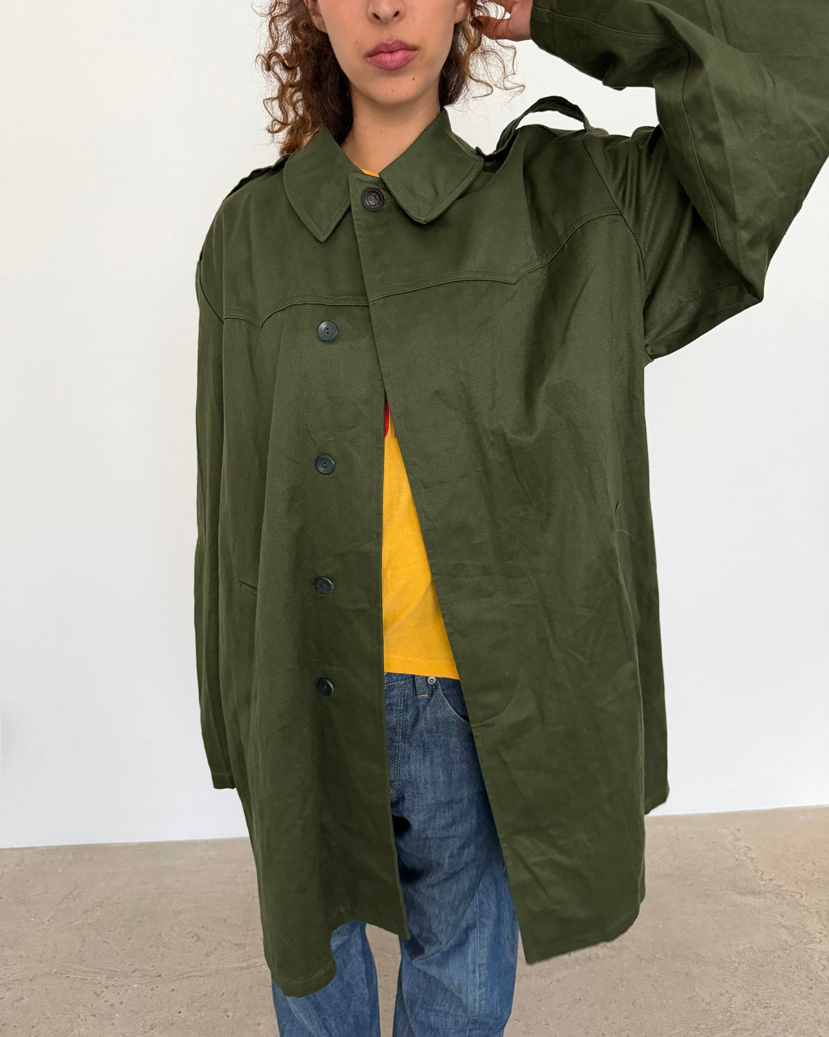 80s military trench