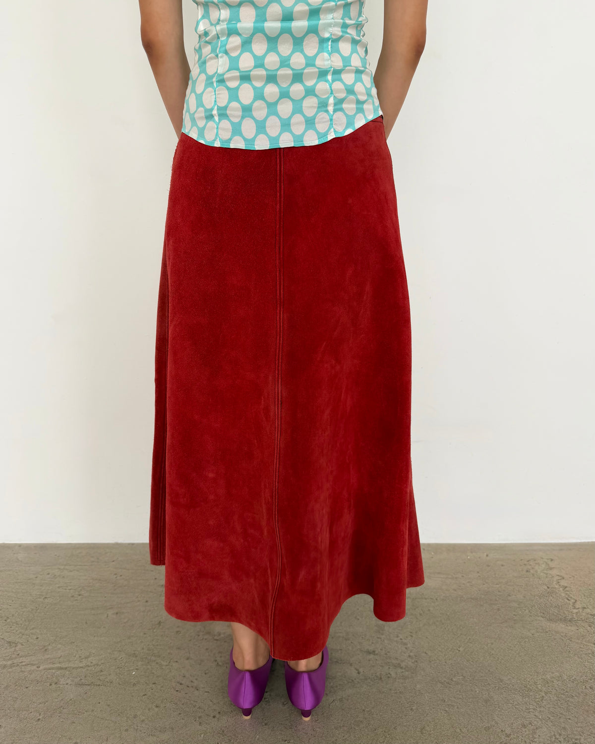 suede skirt