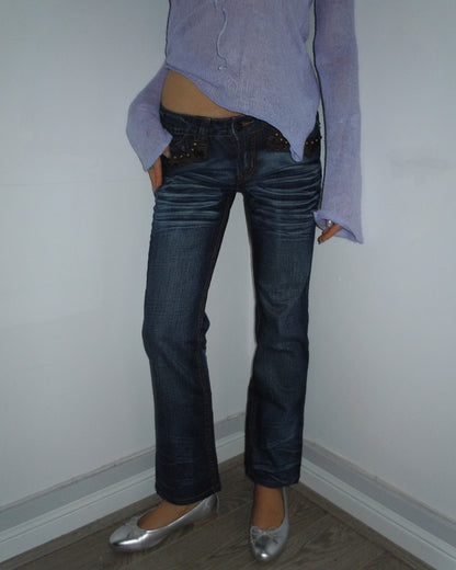 low waisted jeans, S