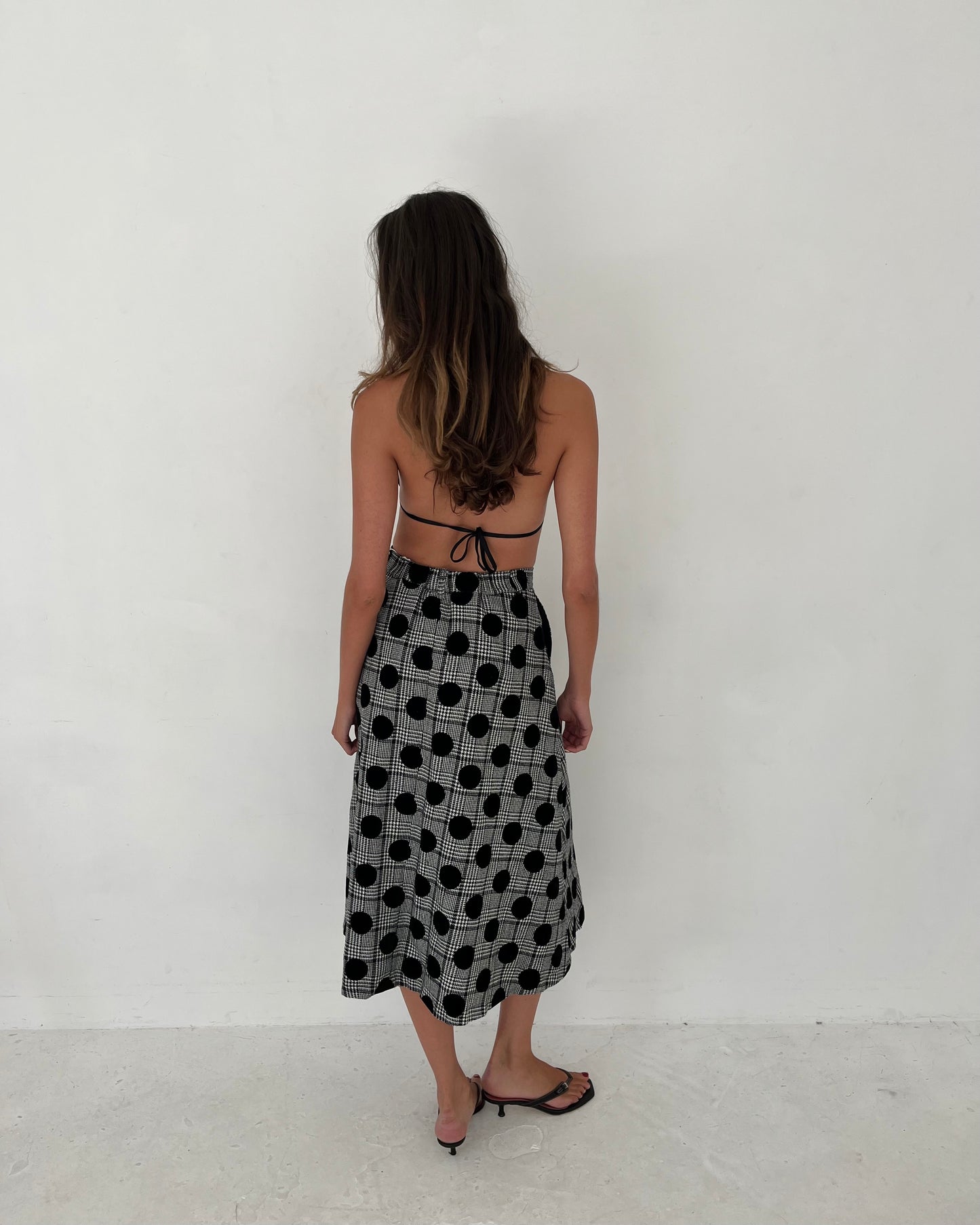 polka dot skirt, S