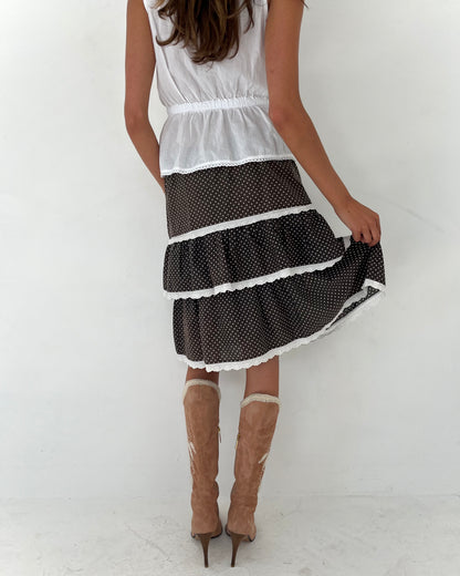 polka dot skirt, S-L