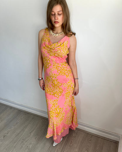 cowl neck dress, S