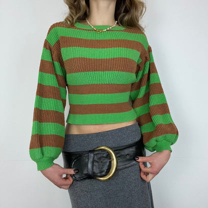 striped jumper, S