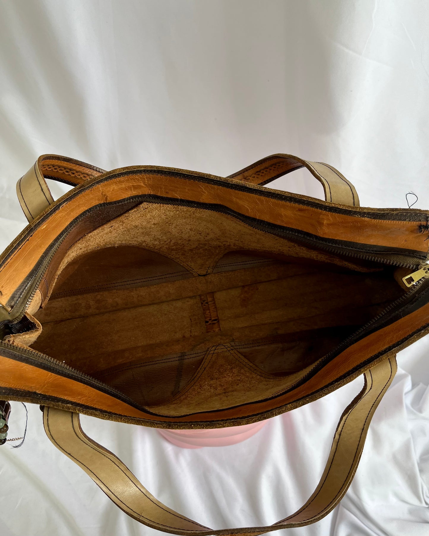 70s leather bag