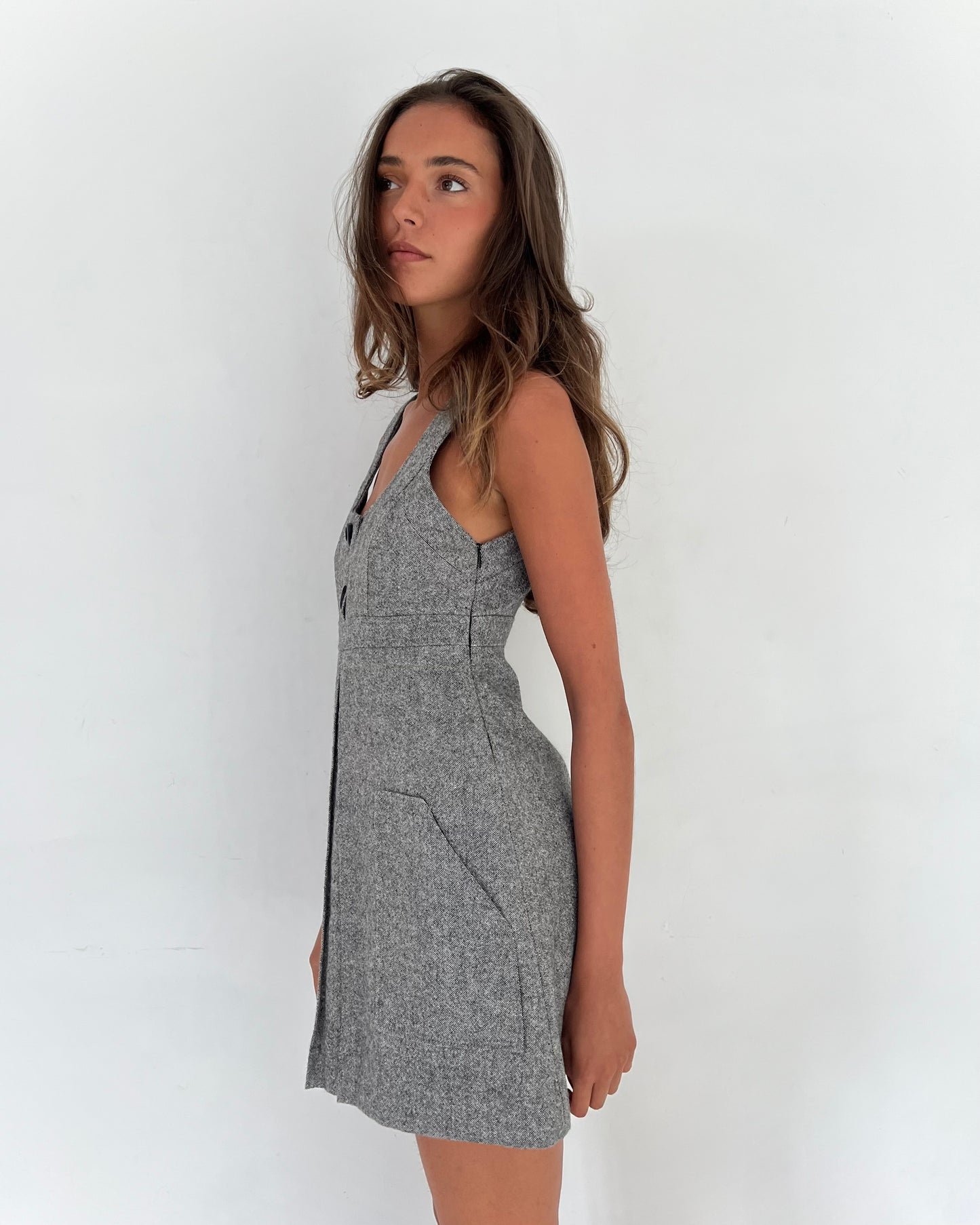 pinafore dress, S