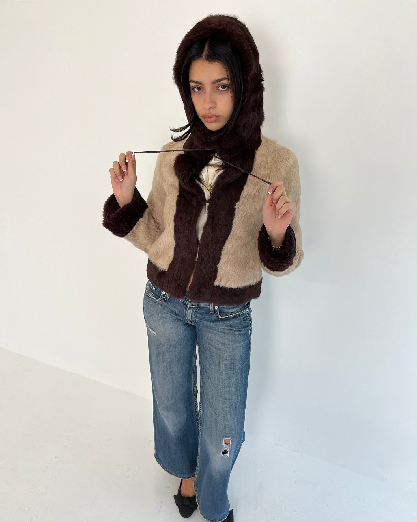fur jacket, S