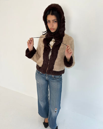 fur jacket, S