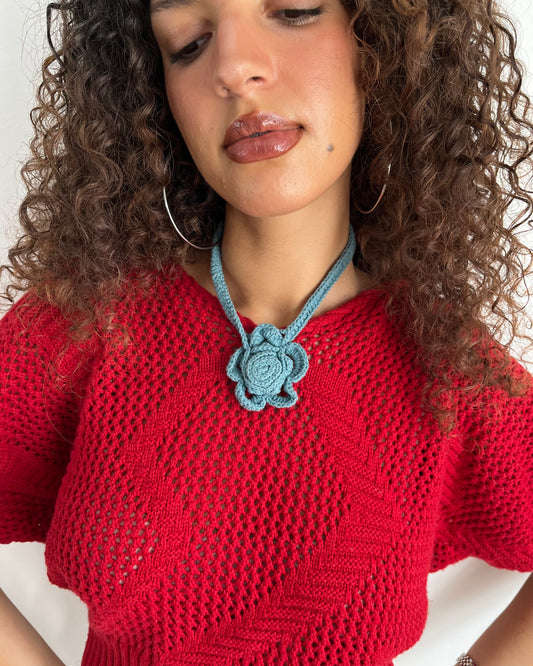 floral necklace