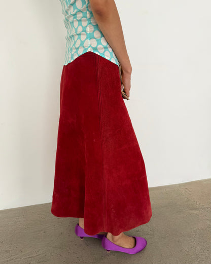 suede skirt