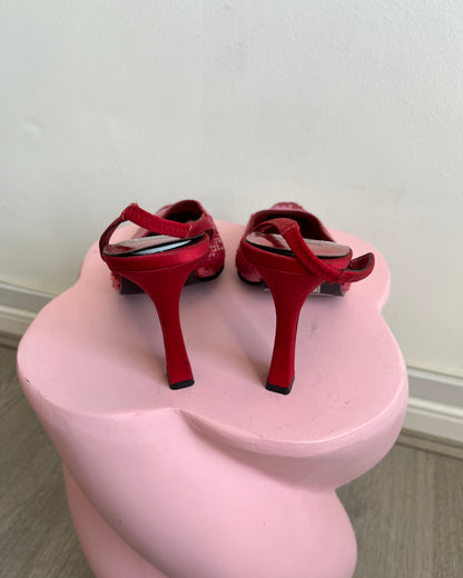 sequin heels, UK 5