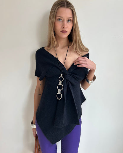 asymmetrical knit