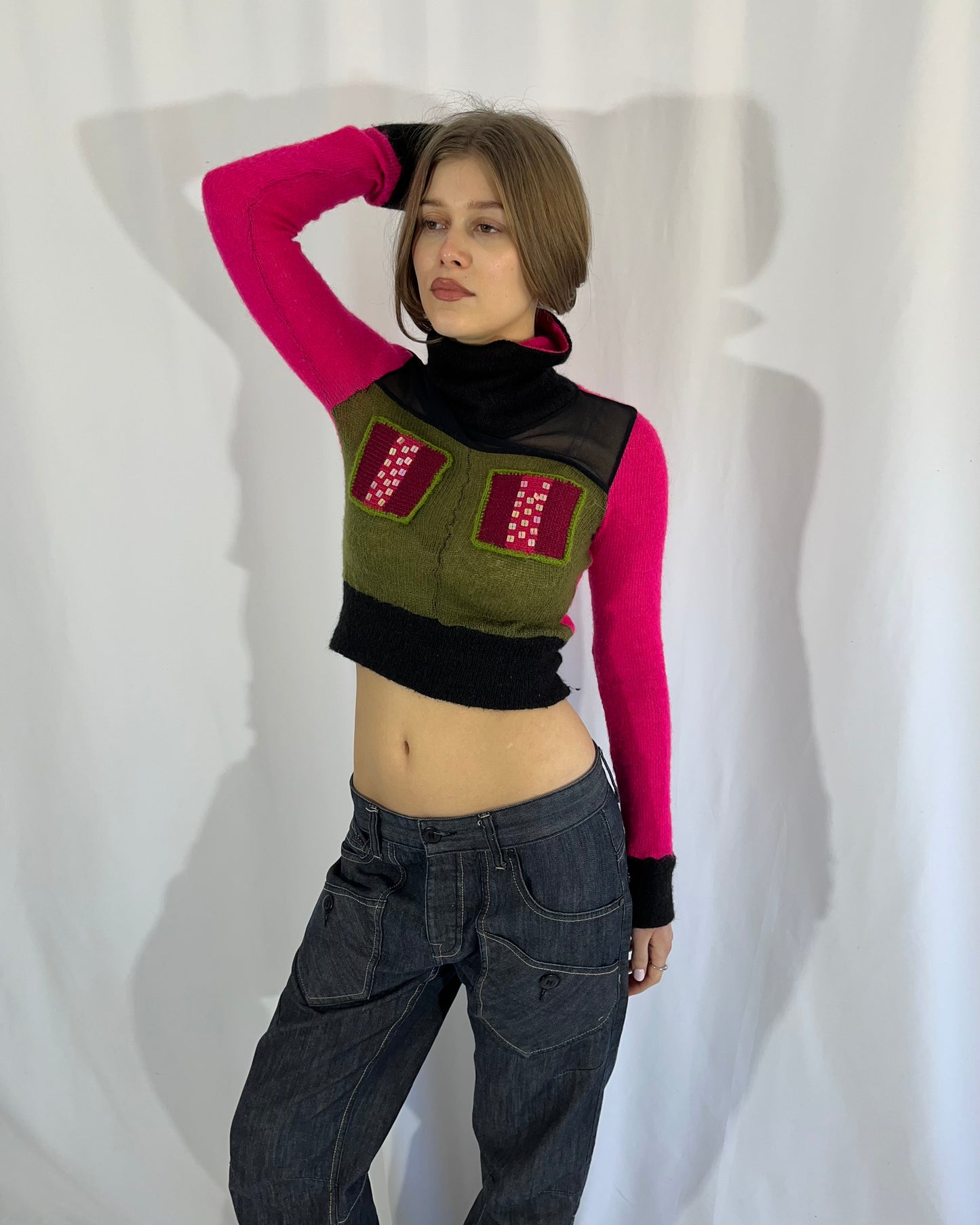 mohair top, S