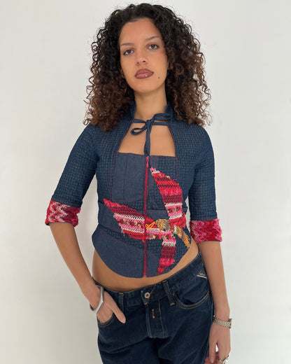 embroidered jacket, S