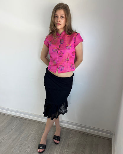 embroidered top, S/M
