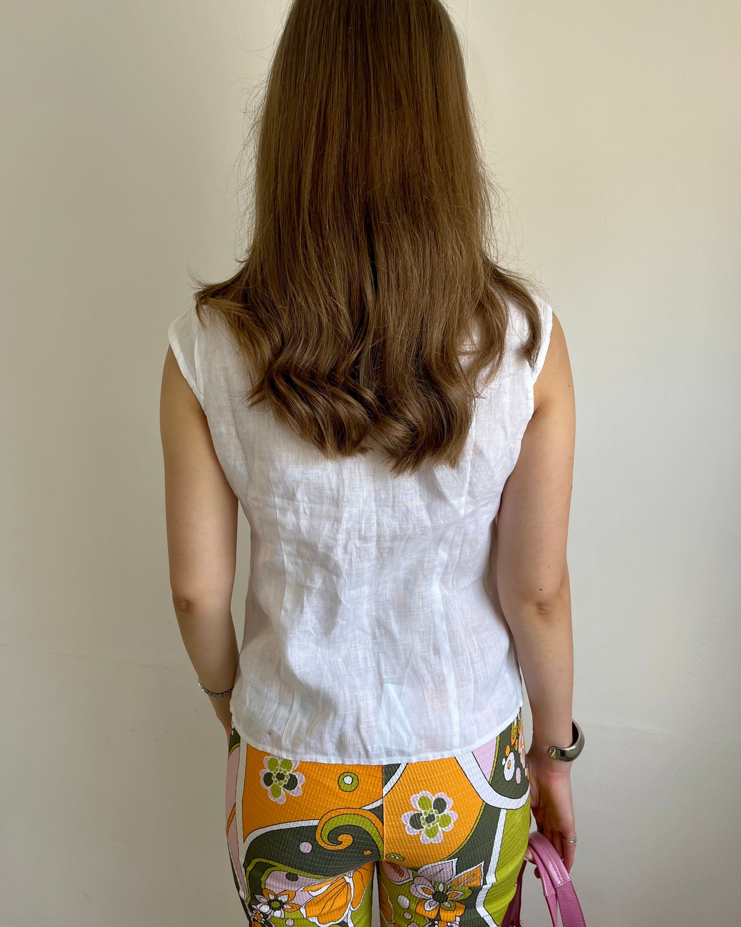 linen shirt, S