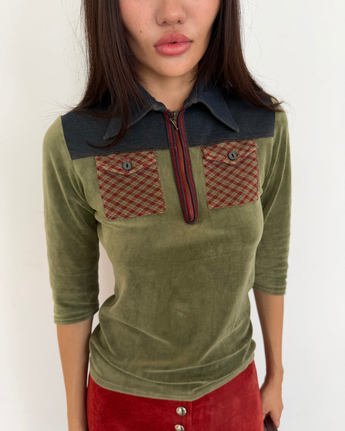 velour top