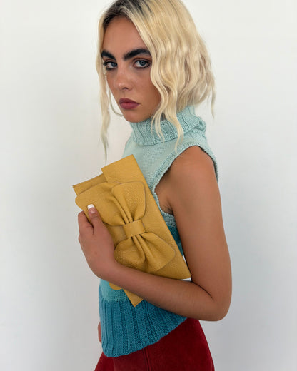 leather clutch
