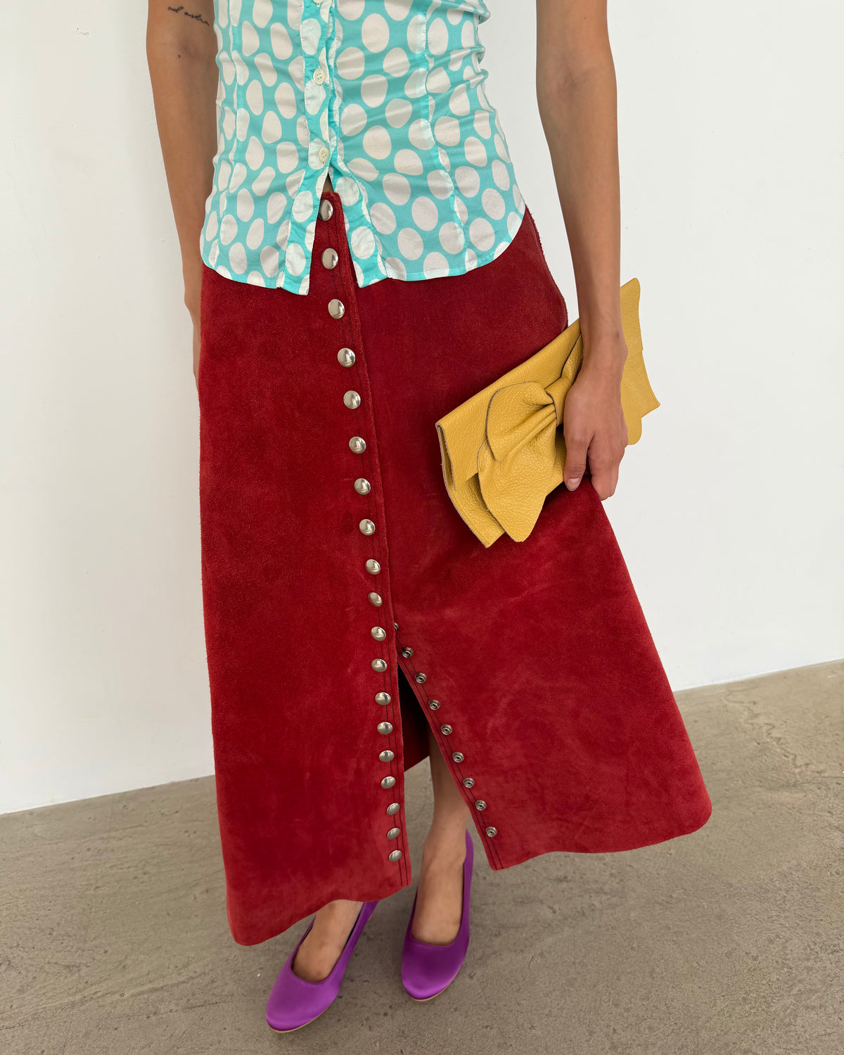 suede skirt