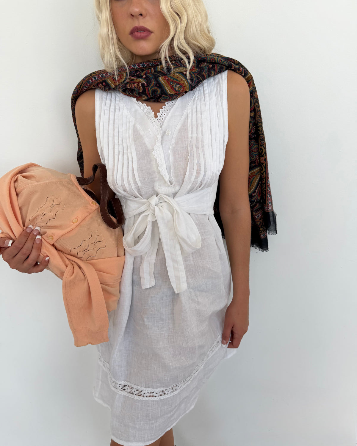 French linen dress