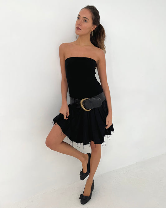 merino knit dress, S