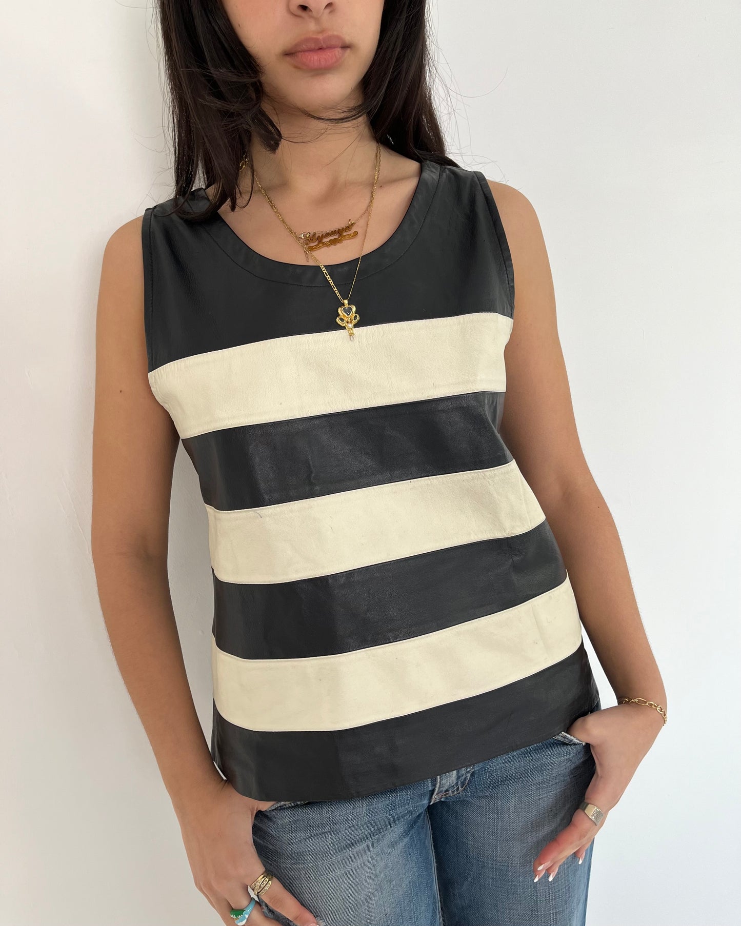 leather top, S/M