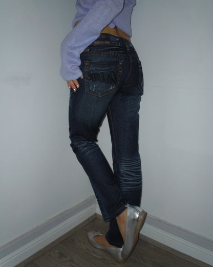 low waisted jeans, S